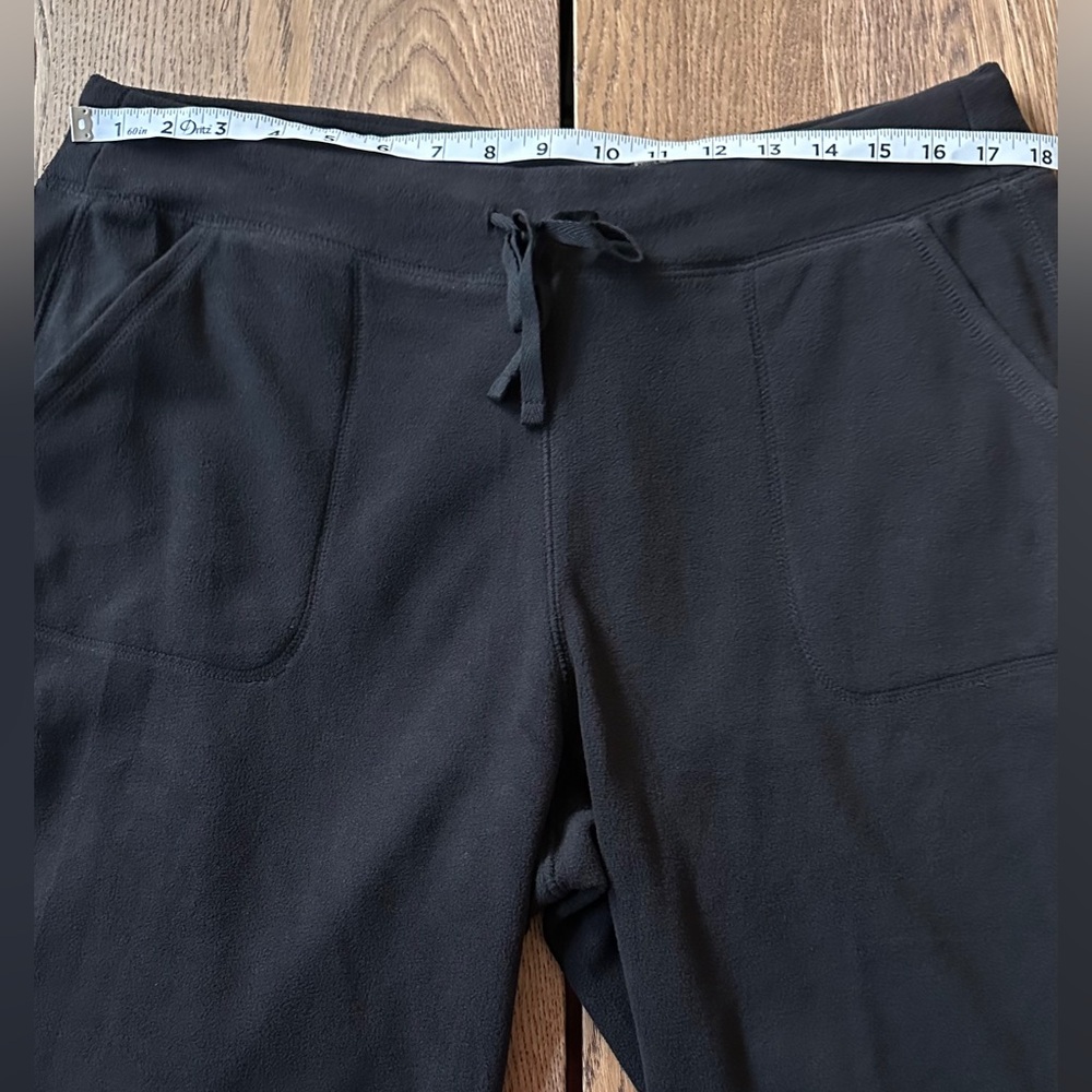 NWOT Tek Gear Fleece Black Straight Mid-Rise Pants XL - Picture 7 of 11